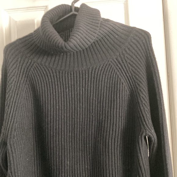 WILFRED FREE ARITZIA RIBBED SWEATER TURTLENECK MADE IN ITALY 100% WOOL SIZE S - Picture 2 of 7